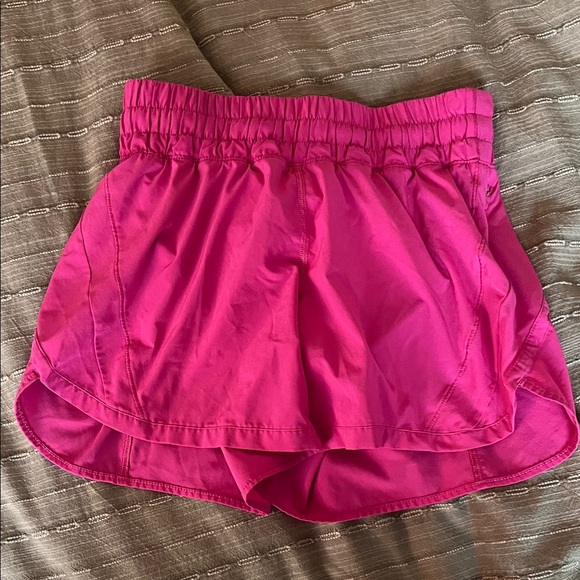 lululemon athletica Pants - lululemon athletica Bright Pink Athletic Shorts